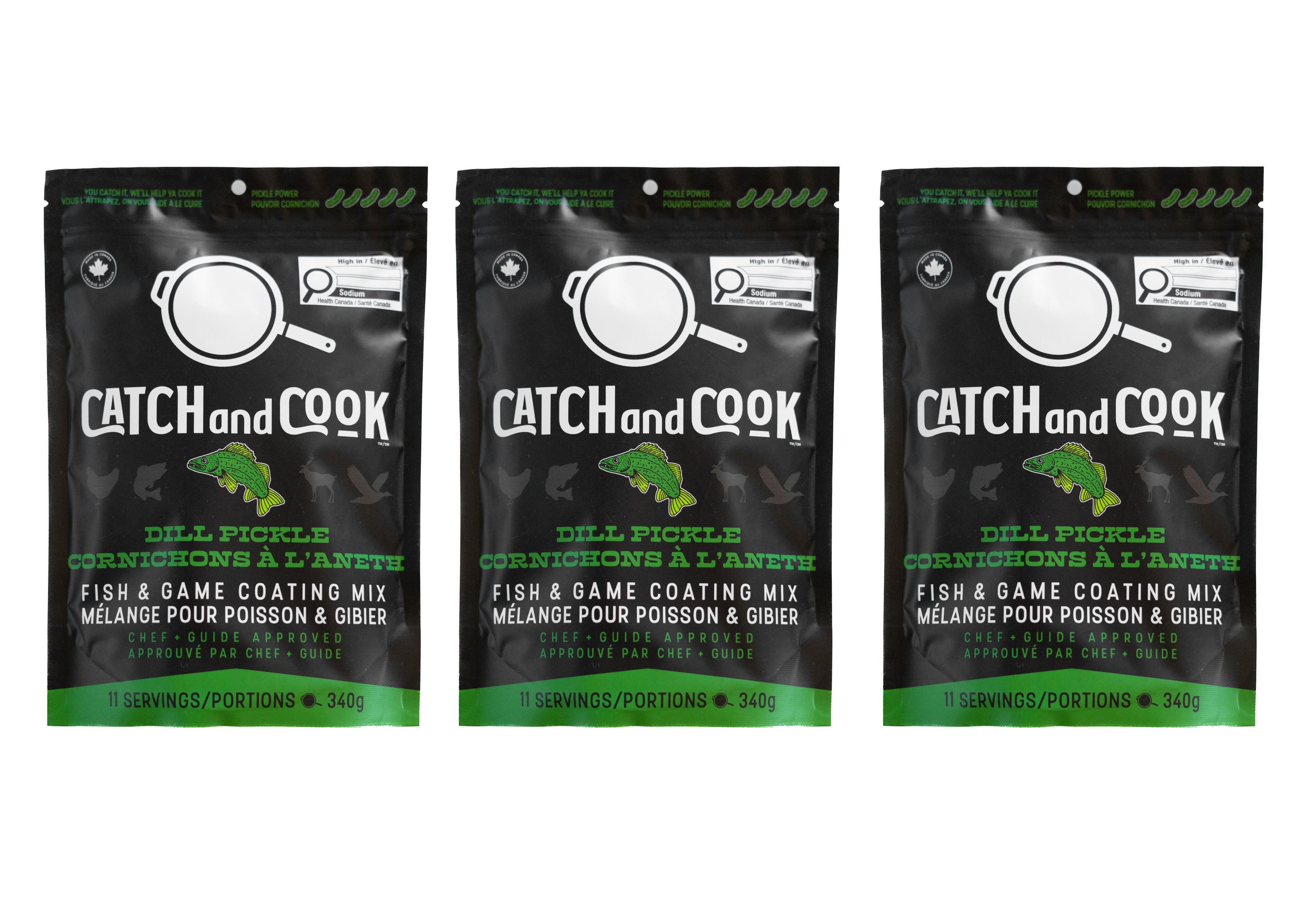 Catch and Cook - Dill Pickle - 3 Pack