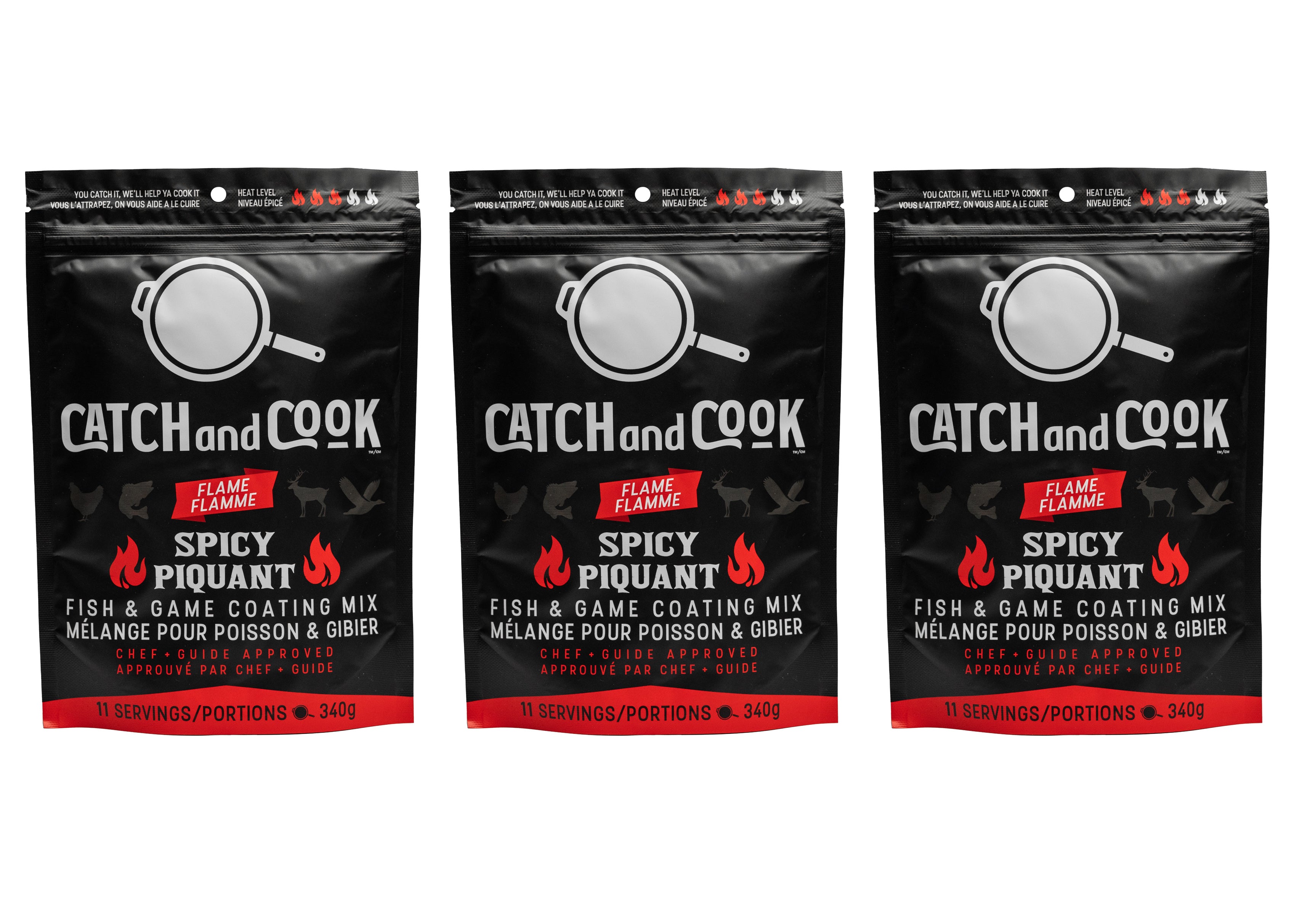 Catch And Cook - Flame - 3 Pack