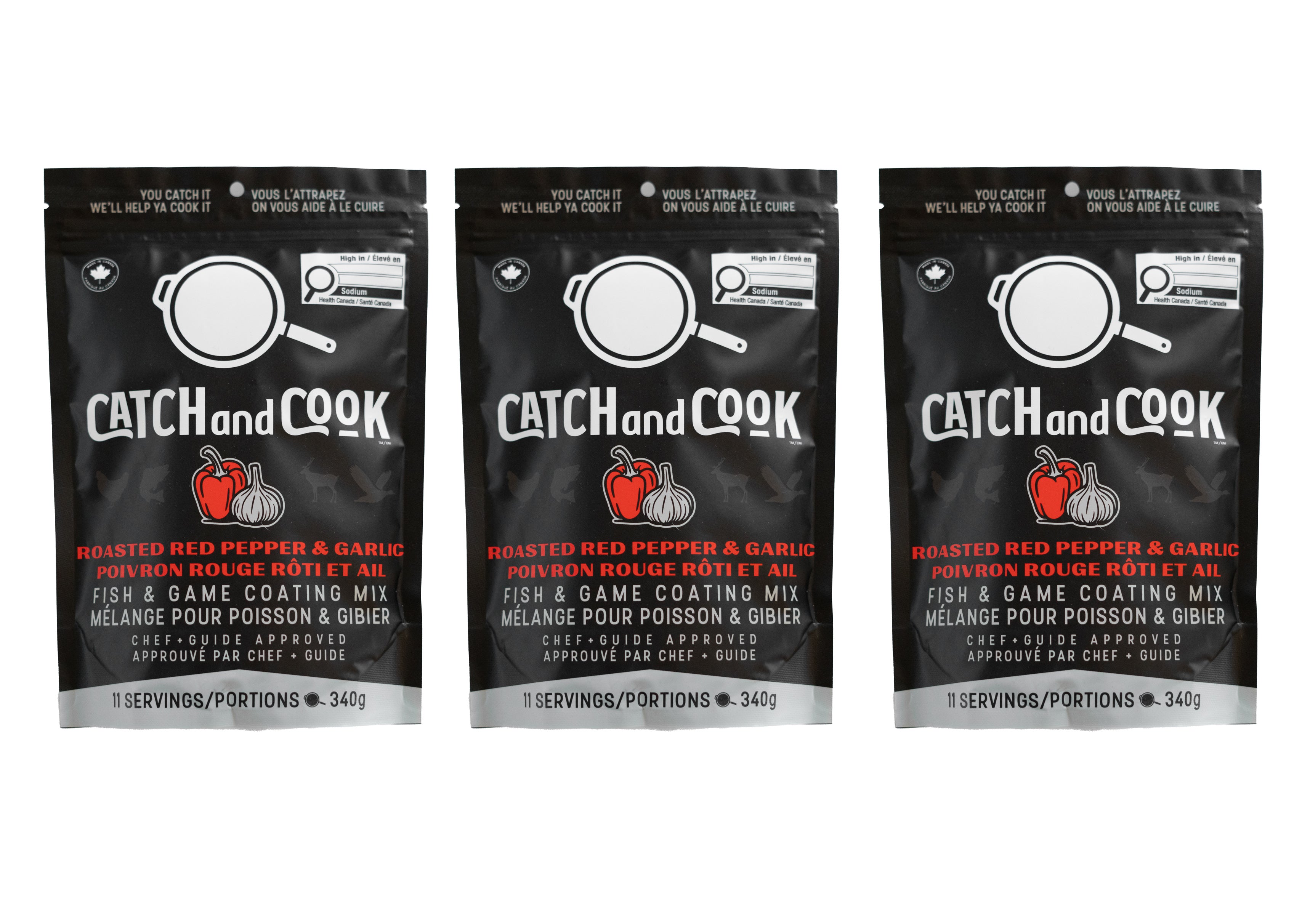 Catch and Cook - Roasted Red Pepper and Garlic - 3 Pack