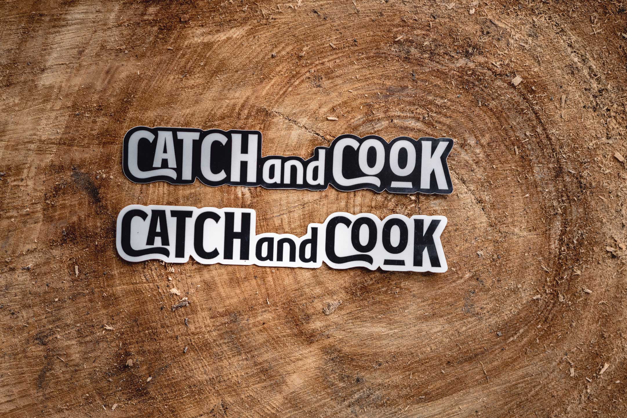 Catch and Cook Sticker/Decal 2-Pack